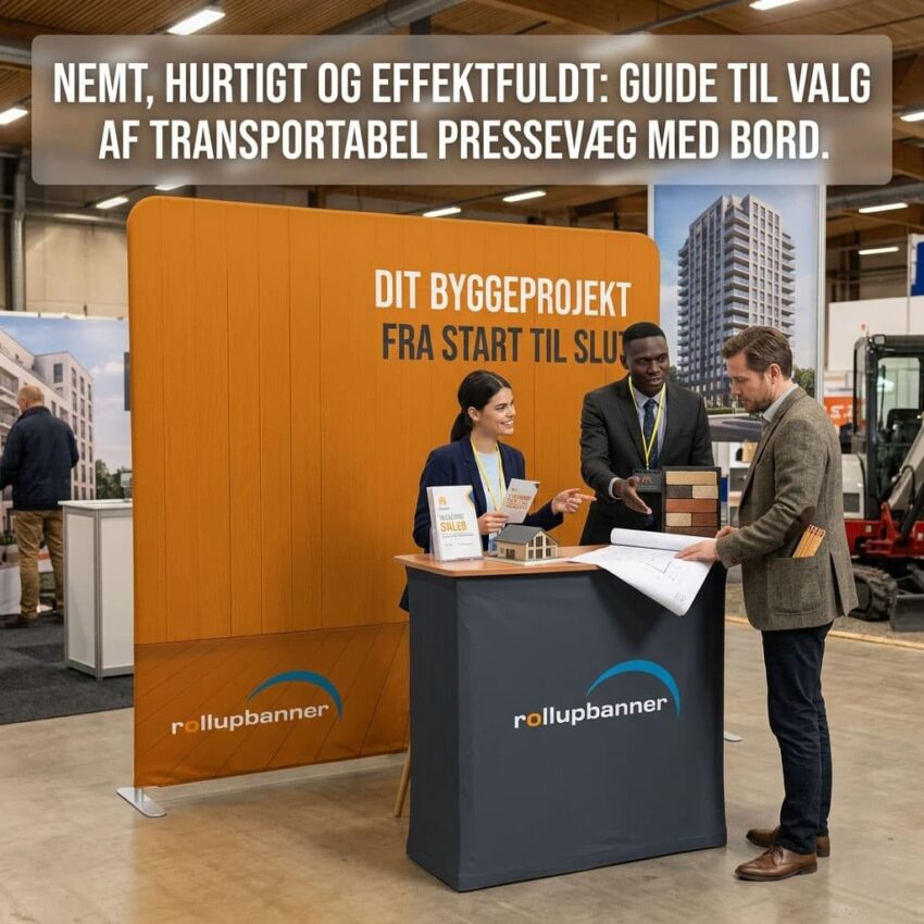 Nemt, hurtigt og effektfuldt: Guide til valg af transportabel pressevæg